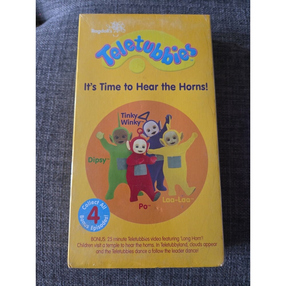 Teletubbies It’s Time to Hear The Horns! (VHS-2004) Limited Ed Promo Sealed